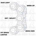 Apex Racing Five Button Race Switch For Kawasaki ZX-10R / ZX-10RR (2016+) Kit Ecu (Rain Light)